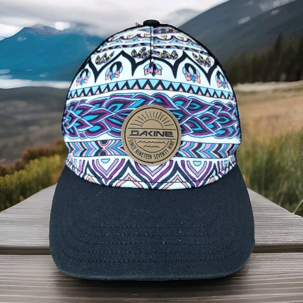 DaKine Rail Trucker Hat Cap Aztec Black Mesh
